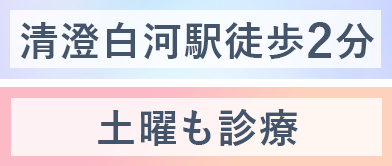 清澄白河駅徒歩2分 土曜も診療